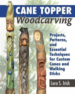Cane Topper Wood Carving - Irish, Lora S.