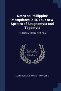 Notes on Philippine Mosquitoes, XIII. Four new Species of Zeugnomyia and Topomyia: Fieldiana Zoology v.33, no.3 - Feliciano, Pablo; Baisas, Francisco E.