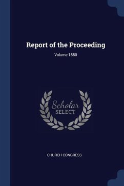 Report of the Proceeding; Volume 1880