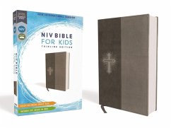 Niv, Bible for Kids, Leathersoft, Gray, Red Letter, Comfort Print - Zondervan