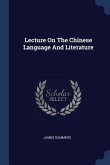 Lecture On The Chinese Language And Literature