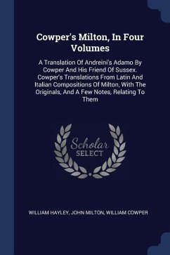 Cowper's Milton, In Four Volumes