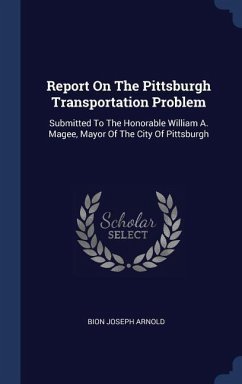 Report On The Pittsburgh Transportation Problem: Submitted To The Honorable William A. Magee, Mayor Of The City Of Pittsburgh