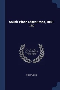 Cover South Place Discourses, 1883-189