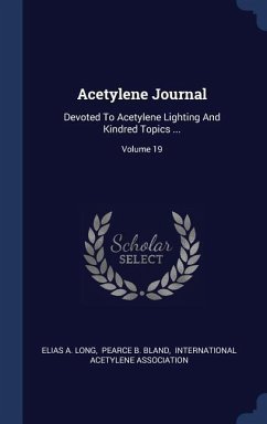 Acetylene Journal - Long, Elias A