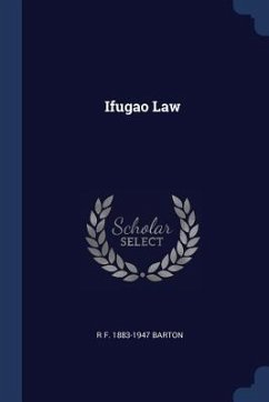 Ifugao Law - Barton, R F