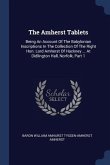 The Amherst Tablets