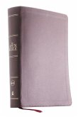 The NKJV, Open Bible, Brown Leathersoft, Red Letter, Comfort Print (Thumb Indexed)