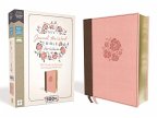 NIV, Journal the Word Bible for Women, Leathersoft, Pink, Red Letter Edition, Comfort Print