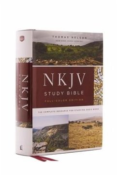 NKJV Study Bible, Hardcover, Full-Color, Red Letter Edition, Comfort Print - Thomas Nelson