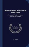 Balance-sheets And How To Read Them