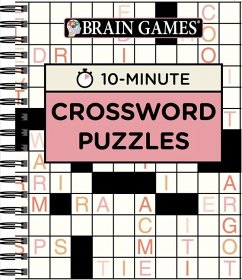 Brain Games - 10 Minute: Crossword Puzzles (Pink) - Publications International Ltd; Brain Games