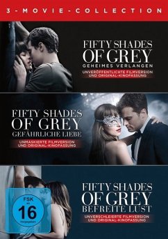 Fifty Shades of Grey 1-3 Movie Edition - Dakota Johnson,Jamie Dornan,Kim Basinger