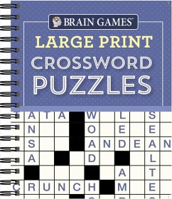 Brain Games - Large Print Crossword Puzzles (Purple) - Publications International Ltd; Brain Games
