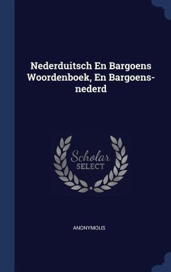 Nederduitsch En Bargoens Woordenboek, En Bargoens-nederd