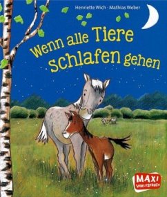 Wenn alle Tiere schlafen gehen - Wich, Henriette;Weber, Mathias