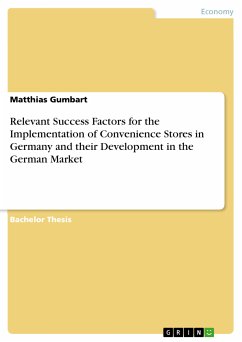 Relevant Success Factors for the Implementation of Convenience Stores in Germany and their Development in the German Market (eBook, PDF)