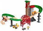 BRIO 63388700 Großes Lagerhaus-Set mit Aufzug