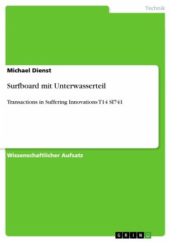 Surfboard mit Unterwasserteil - Dienst, Michael
