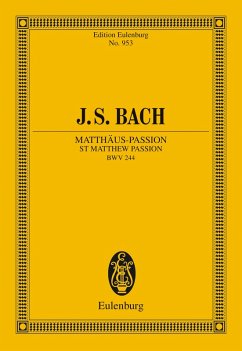 St Matthew Passion (eBook, PDF) - Bach, Johann Sebastian