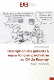 Description des patients à séjour long en psychiatrie au CH du Rouvray