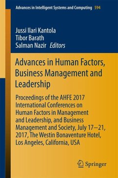 Cover Advances in Human Factors, Business Management and Leadership (eBook, PDF)