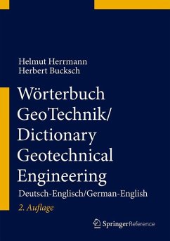 Wörterbuch GeoTechnik/Dictionary Geotechnical Engineering (eBook, PDF) - Herrmann, Helmut; Bucksch, Herbert
