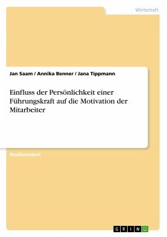 Einfluss der Persönlichkeit einer Führungskraft auf die Motivation der Mitarbeiter - Saam, Jan;Tippmann, Jana;Benner, Annika