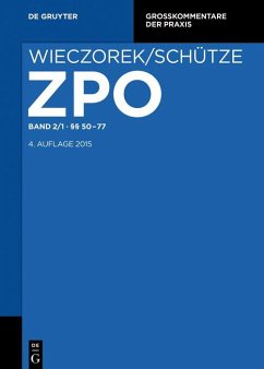 Zivilprozessordnung und Nebengesetze §§ 50-127a (eBook, PDF)
