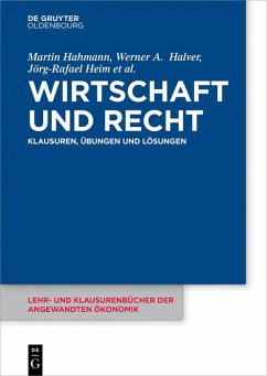 Wirtschaft und Recht (eBook, PDF) - Hahmann, Martin; Halver, Werner; Heim, Jörg-Rafael; Lommatzsch, Jutta; Teschke, Manuel; Vorfeld, Michael