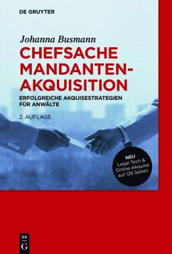 Chefsache Mandantenakquisition (eBook, ePUB) - Busmann, Johanna