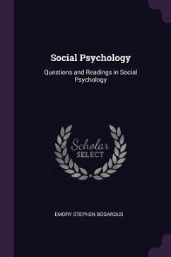Social Psychology - Bogardus, Emory Stephen