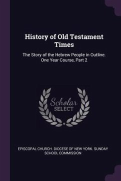 Cover History of Old Testament Times