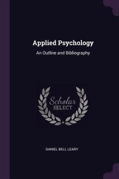 Applied Psychology - Leary, Daniel Bell