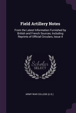 Cover Field Artillery Notes