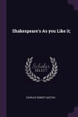 Shakespeare's As you Like it;