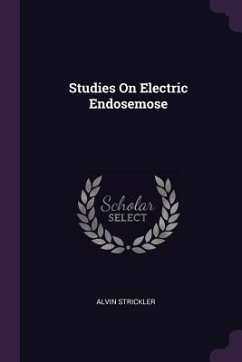 Cover Studies On Electric Endosemose