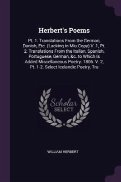 Herbert's Poems - Herbert, William