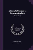 Interstate Commerce Commission Law