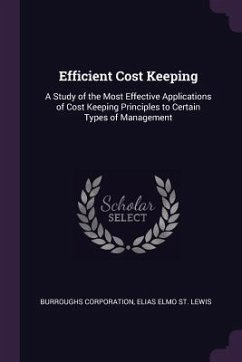Efficient Cost Keeping - Corporation, Burroughs; St Lewis, Elias Elmo