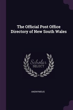 Cover The Official Post Office Directory of New South Wales