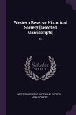 Western Reserve Historical Society [selected Manuscripts]