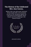 The History of the Celebrated Mrs. Ann Carson,