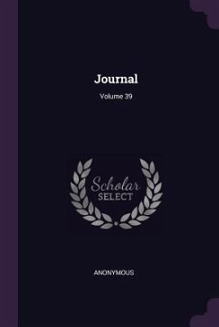 Journal; Volume 39 - Anonymous