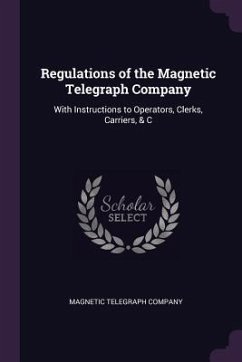 Cover Regulations of the Magnetic Telegraph Company