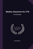 Modern Characters for 1778