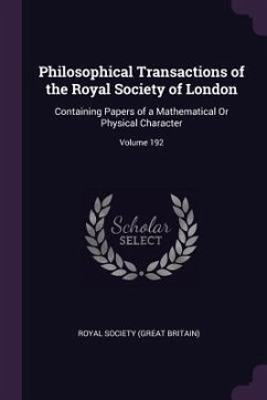 Philosophical Transactions of the Royal Society of London