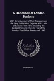 A Handbook of London Bankers