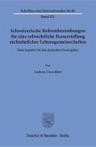 Schweizerische Reformbestrebungen für eine erbrechtliche Besserstellung nichtehelicher Lebensgemeinschaften.