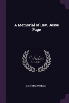 A Memorial of Rev. Jesse Page - Barrows, John Otis